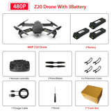 Drone Z20 RC HD Dual Camera 480P/1080P